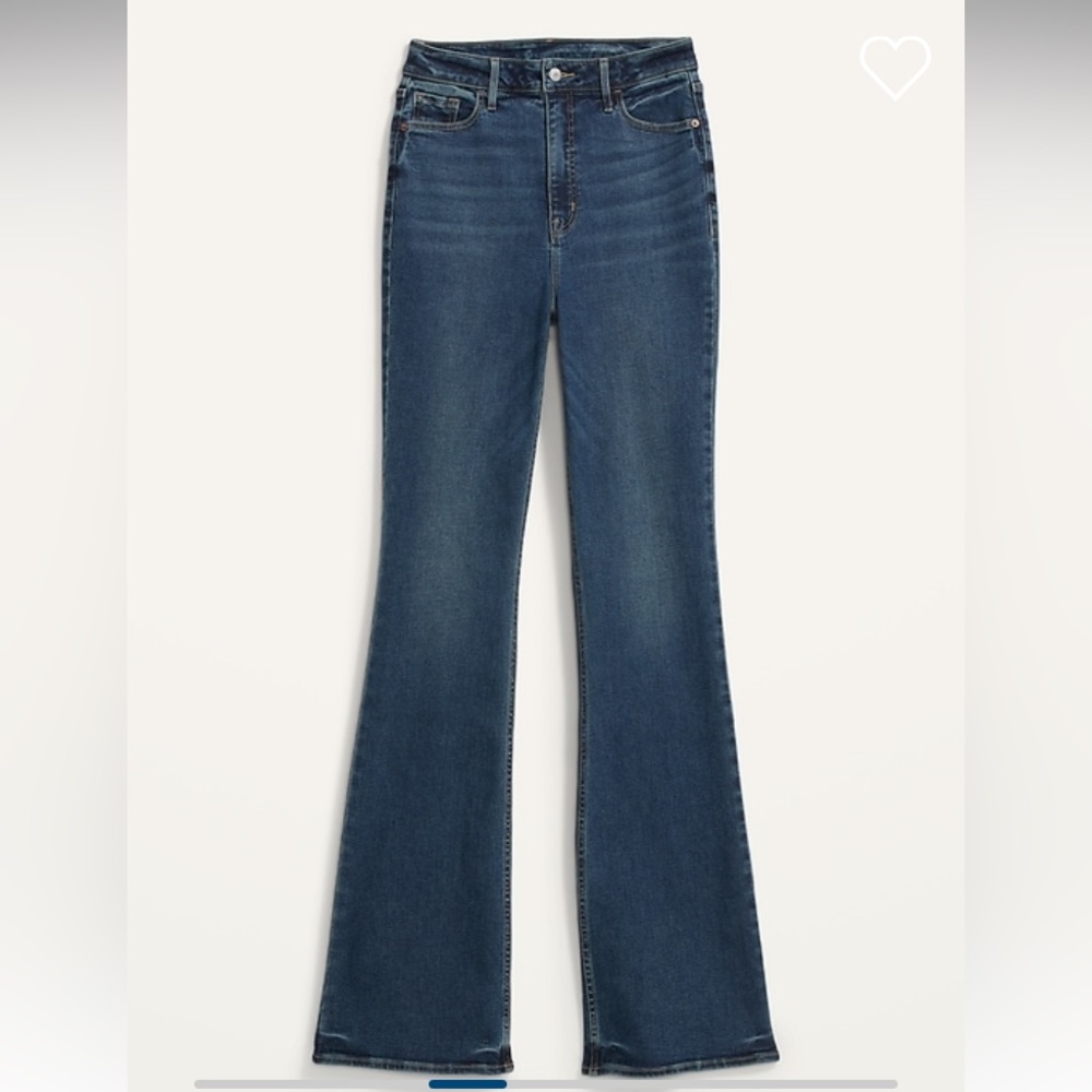 Brand NEW Old Navy Higher-High Waisted Flare Leg Jeans Sz 2 Reg